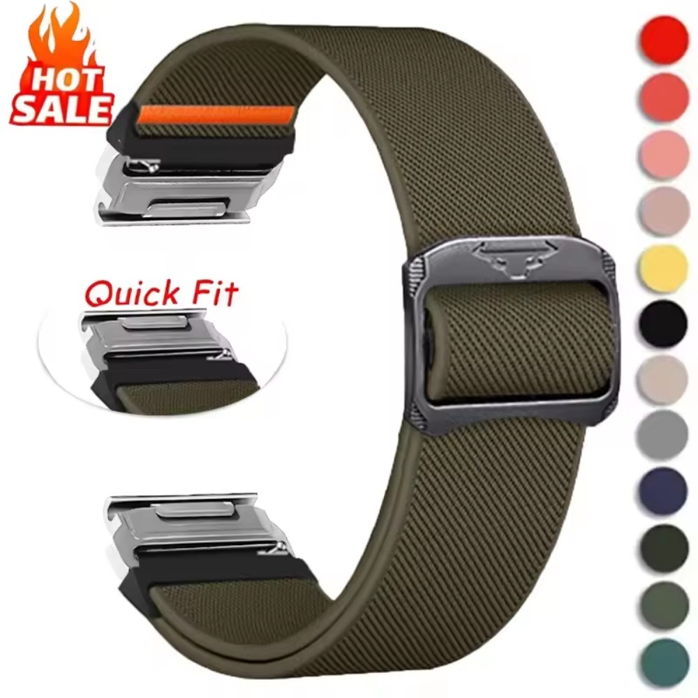 22 26mm Dây đeo Nylon Tương thích cho đồng hồ Garmin Fenix 8 47 51mm 5 5XPlus 6X 7XPro Tactix7Pro Na
