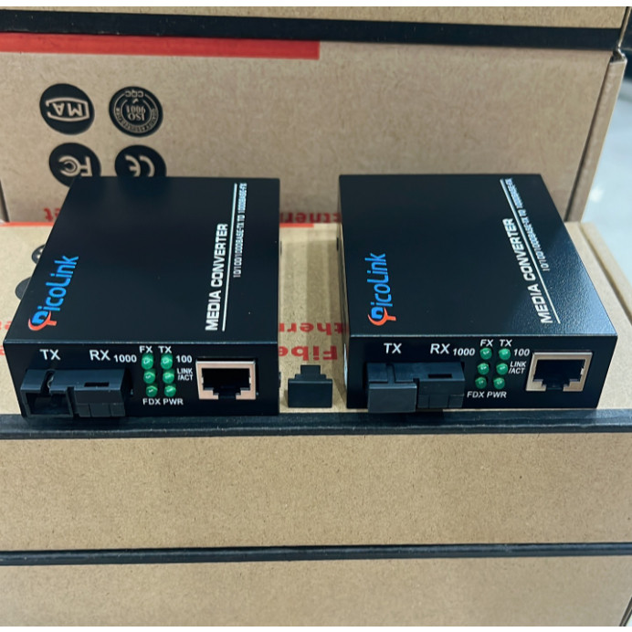 Bộ chuyển đổi quang điện converter quang PL-GS-01A/B ( Chính Hãng Picolink ) tốc độ 1Gb