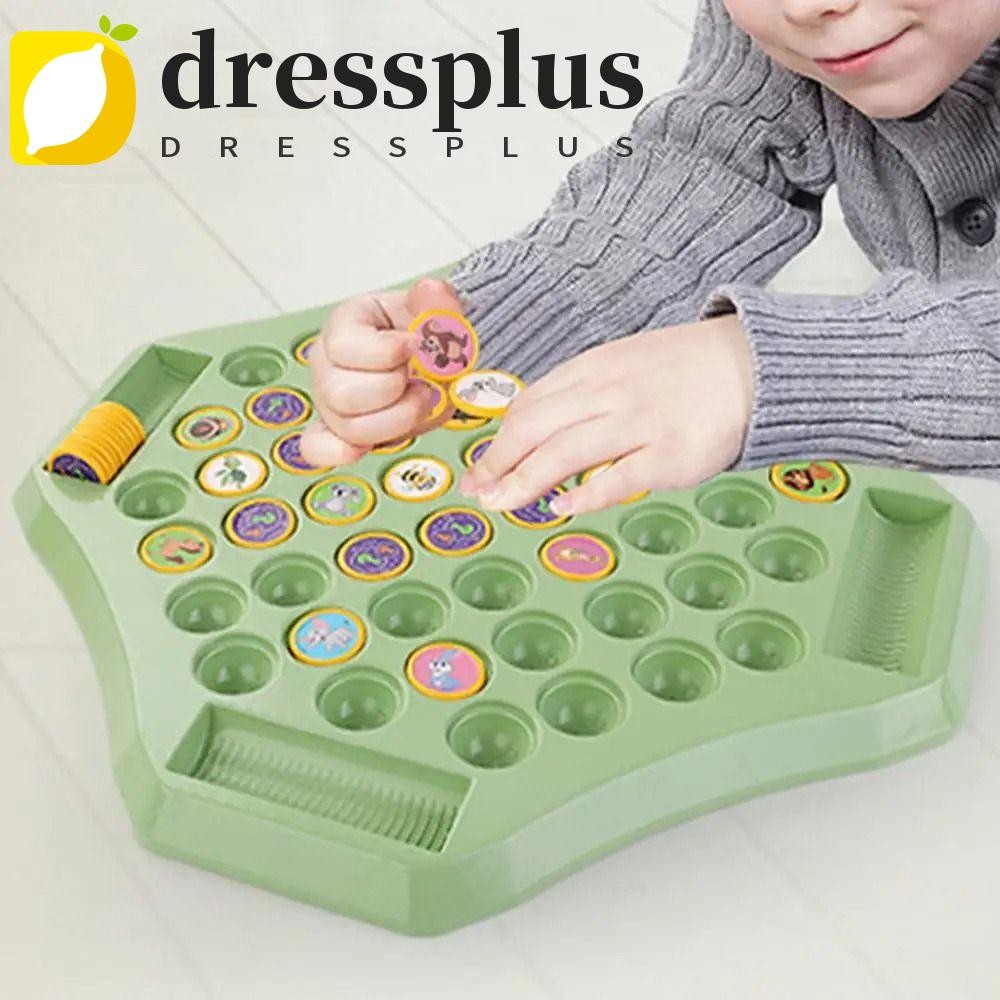 Dressplus Brain Teaser Chess Board, Puzzle Thinking Touch Flip Animal Match Board Game, Creative Fun