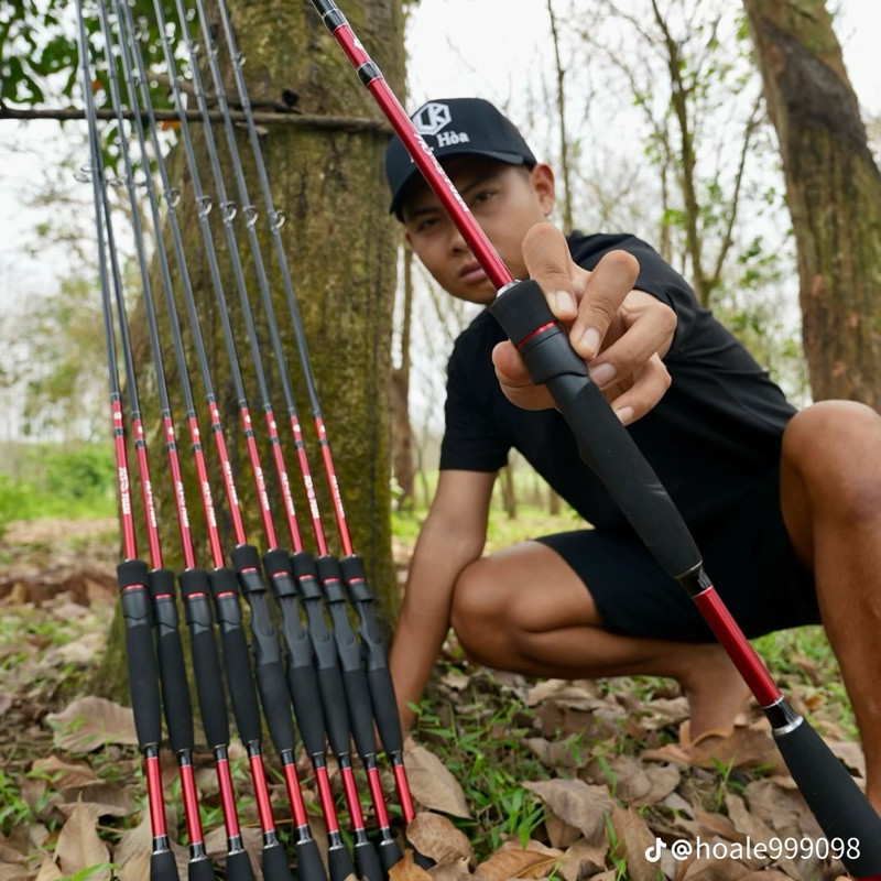 Cần câu lure LK HOÀ phiên bản HS dài 2.1m độ cứng M