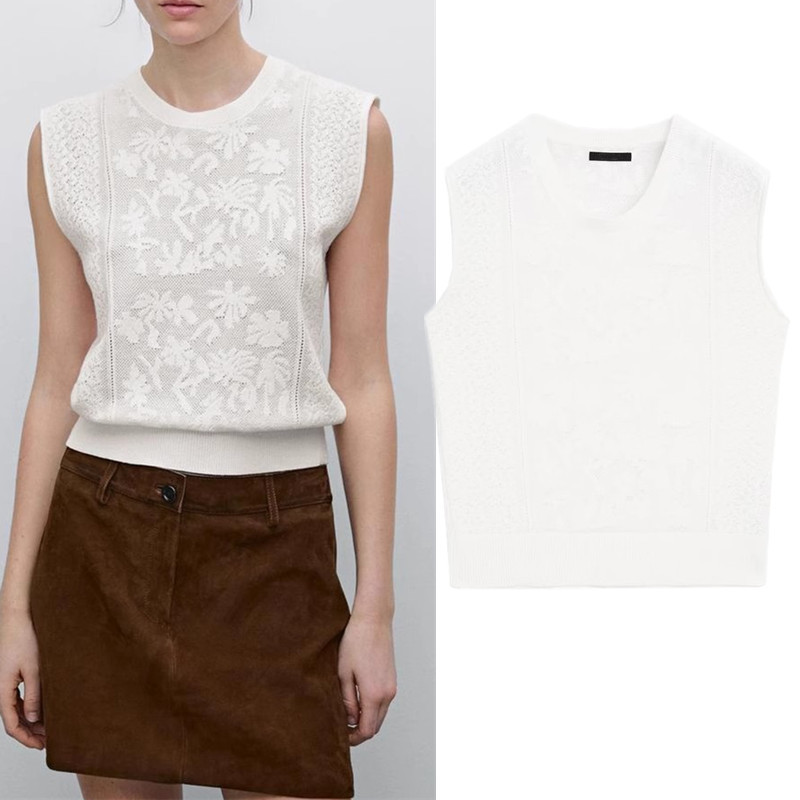 Md Heavy Industry Áo thun không tay ren cảm giác tinh tế 5717677