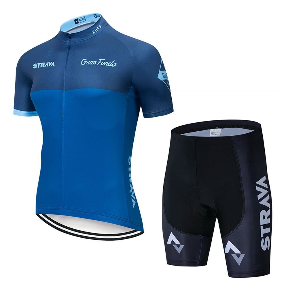 Quần yếm đi xe đạp ngắn tay STRAVA cỡ bị hỏng Bộ đồ đi xe đạp