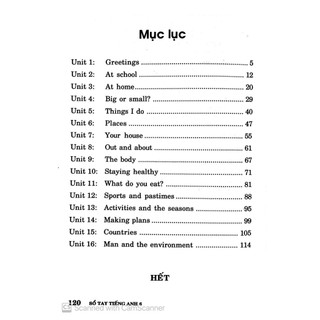 Sách - Sổ Tay Tiếng Anh - Lớp 6