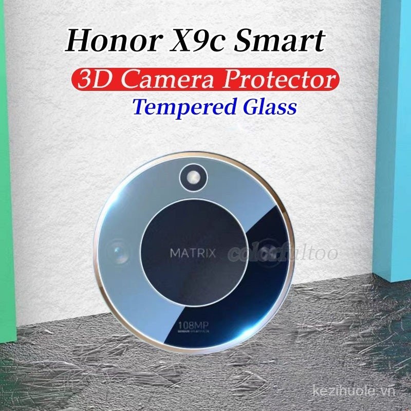 Miếng dán màn hình camera cong 3D cho Honor X9C Smart 5G, bảo vệ toàn bộ kính cường lực HD trong suố