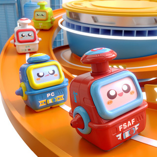 Đồ Chơi Quán Tính Hoạt Hình Báo Chí Còi Robot Xe Tay Ga Đồ Chơi Bé Trai Kéo Lại