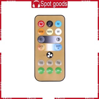 Quạt trần GODD E27 có đèn thay thế điều khiển từ xa IR không dây cho đèn gia đình