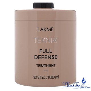 Kem hấp chống nắng Teknia Lakme Full Defense Treatment 1000ml