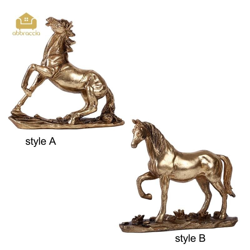 Tượng ngựa, trang trí bàn, tượng ngựa cho giá sách, cửa hàng lò sưởi