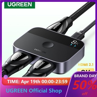 Bộ chuyển đổi Ugreen HDMI 2.1 8K @ 60Hz 2 trong 1 hỗ Trợ 3D CEC HDR 48Gbps 4K @ 120Hz cho PS5/ PS4 Xbox chất lượng cao