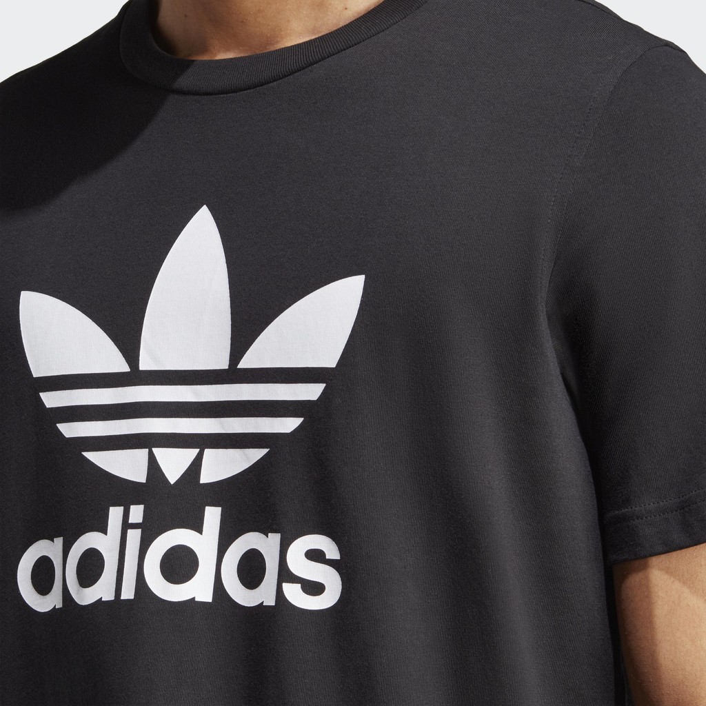 Adidas Phong cách sống Áo Thun Ba Lá Classics Adicolor Nam Đen IA4815