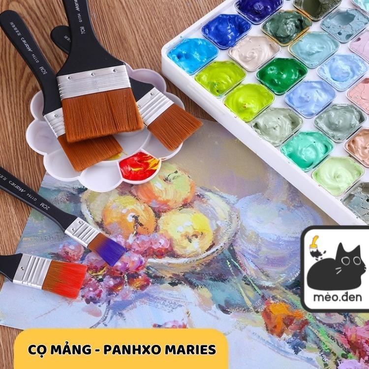 Cọ vẽ quét mảng màu lớn panhxo MARIES  - Hoạ cụ Hakuart
