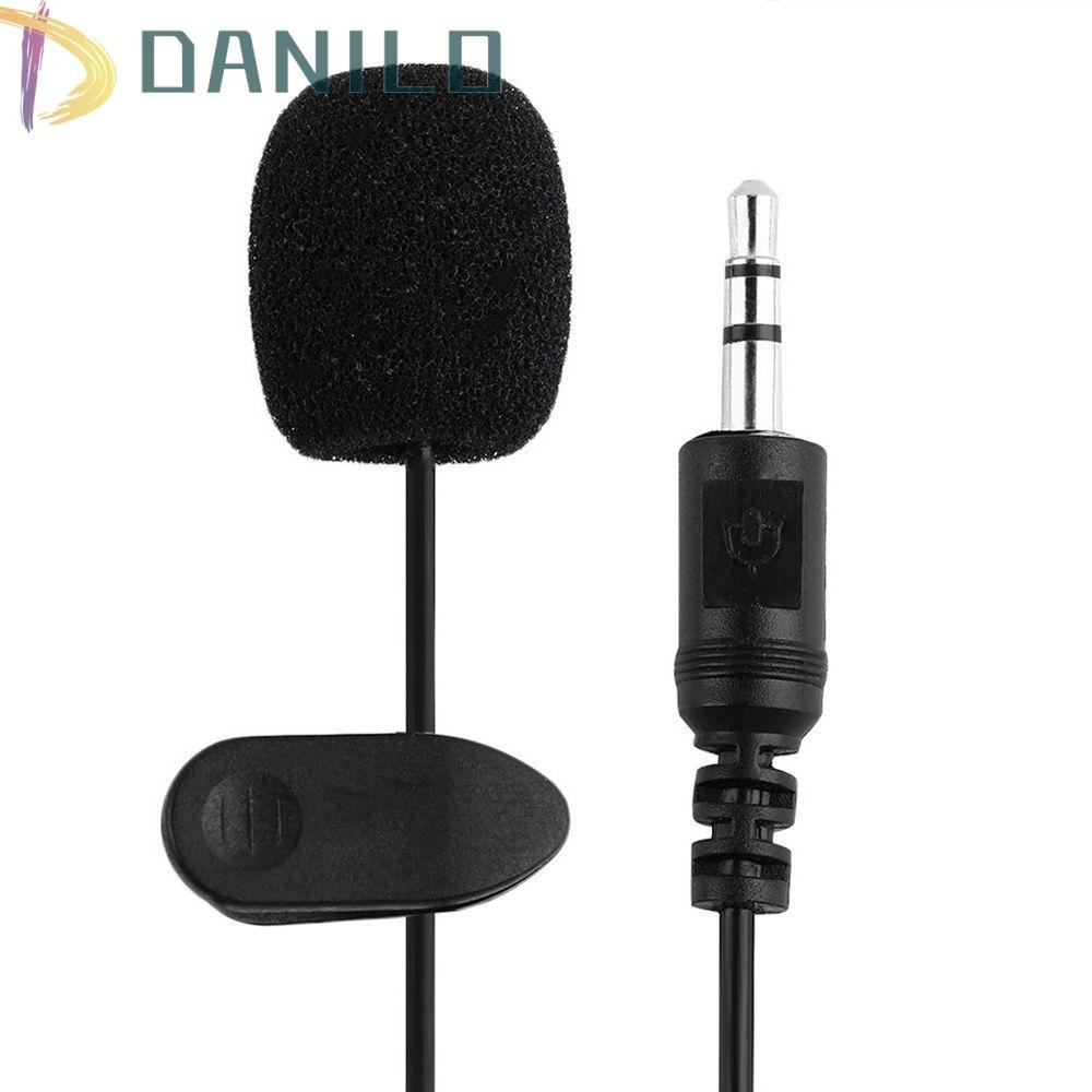 Danilo Clip-on Micro Mini Condenser Lavalier Phụ kiện điện thoại Loa Lound Clip Bộ khuếch đại Mic có dây