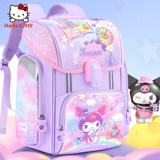 2024 Phong Cách Mới Học Sinh Schoolbag Học Sinh Tiểu Học Lớp 1 Đến Lớp 4 Schoolbag Bé Gái Schoolbag Trẻ Em Giảm gánh nặng Ba Lô Kuromi Scho