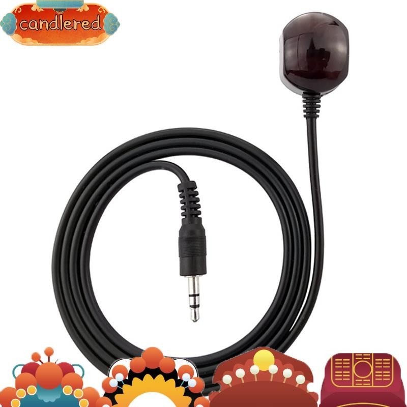 1 Cái 3.5mm 38KHz Hồng Ngoại IR Điều Khiển Từ Xa Thu Mở Rộng Cáp Nối Dài Đen IR Thu Cáp Nối Dài Cho 