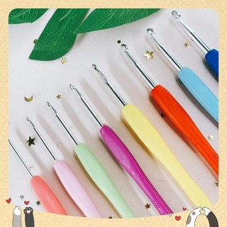 Bộ kim móc cán dẻo 8 cây