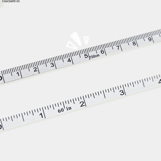 Foldable flexible thread ruler for tailoring