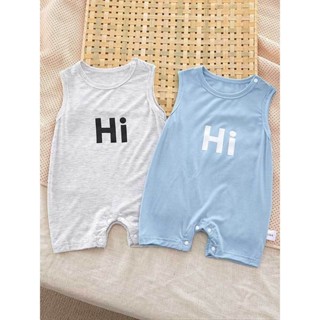Body Ba Lỗ Đáng Yêu Phong Cách Hàn Quốc, Bodysuit Cộc Tay Cho Bé Trai Bé Gái, Bộ Liền Thân Sơ Sinh 3-12kg