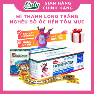 Mì gói thanh long trắng nghêu sò ốc hến - tôm cua mực chua cay caty