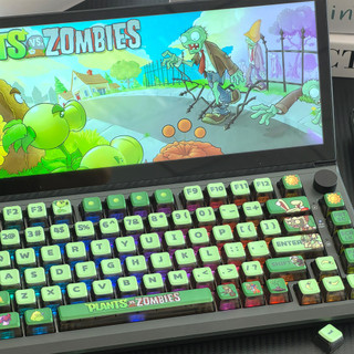 Thực vật vs. Zombies Keycap Truyền ánh sáng bốn mặt ASA Profile PBT Dye Thăng hoa Bàn phím cơ Pudding Keycaps PVZ Chơi game sáng tạo Keycaps dễ thương