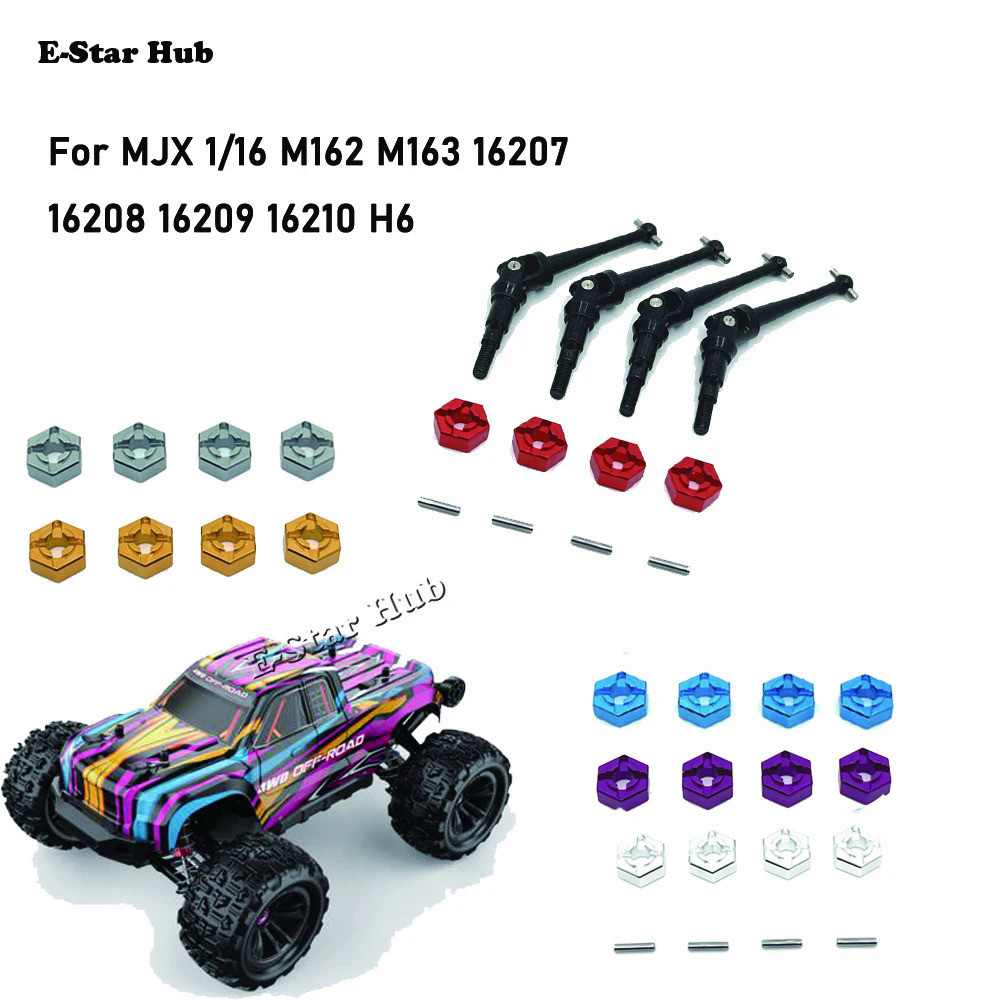 Bộ Kết Hợp Trục Truyền Động Cho MJX14209 14210 16207 16208 16209 16210 H16 Phụ Kiện Nâng Cấp Phần Rc