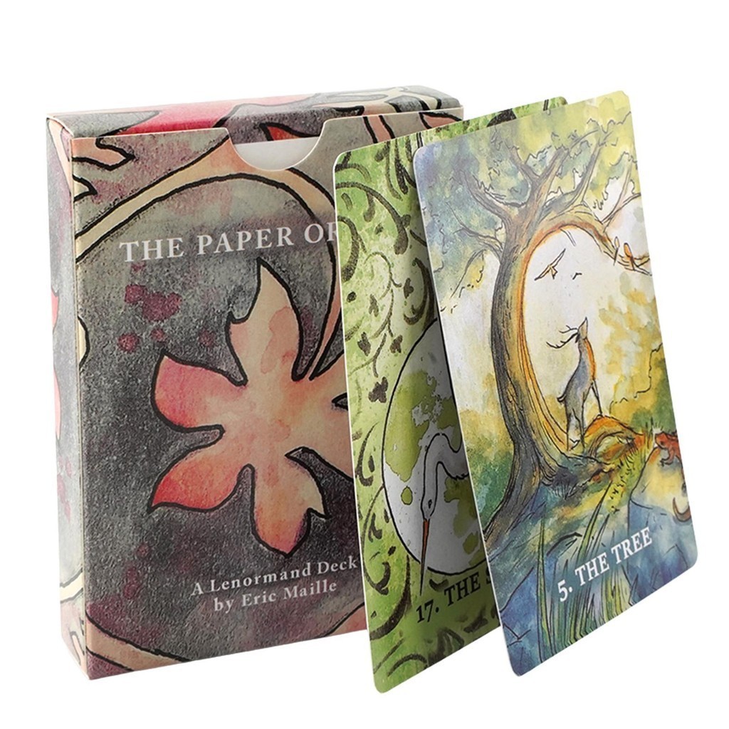 The Paper Oracle Lenormand Deck Tarot Deck Witch Tarot Affectional Bói toán Số phận Game Deck Mystic