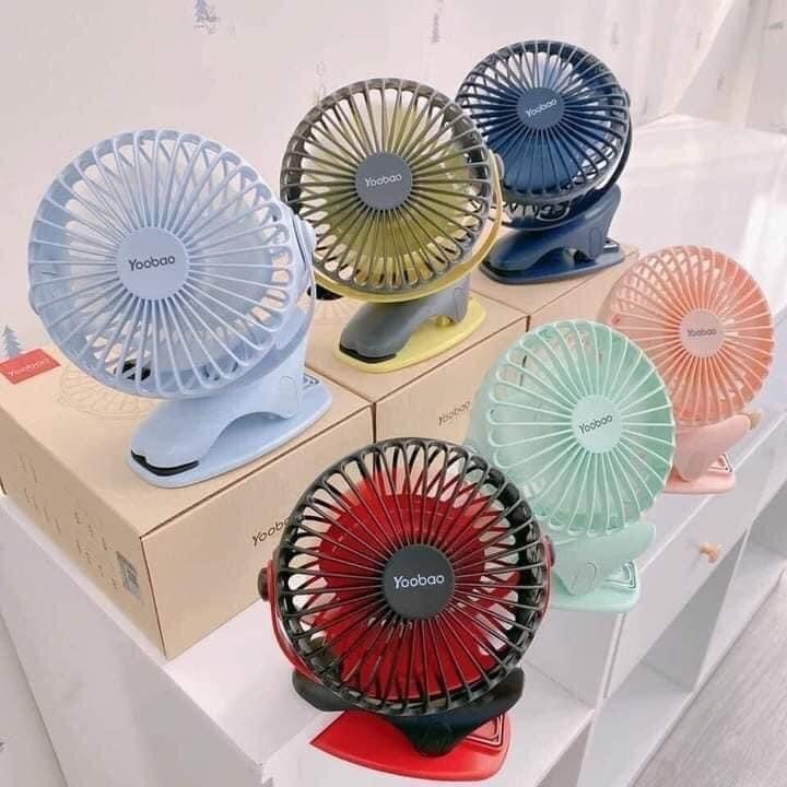 QUẠT KẸP TÍCH ĐIỆN YOOBAO 269k  DÒNG yoobao này pin cực kỳ trâu mà bền luôn ạMÙA NÀY MẤT ĐIỆN HAY ĐƯ