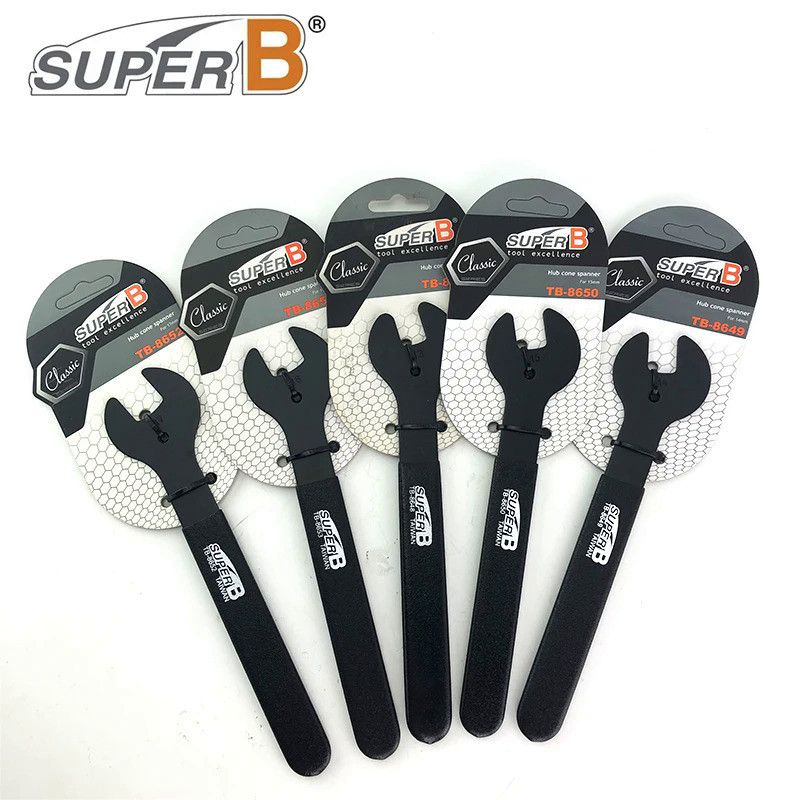 SUPER B Xe Đạp Hub Nón Cờ Lê Cho 13mm 14mm 15mm 16mm 17mm 18mm 19mm Trượt Edge Để Dễ Dàng Di Chuyển 