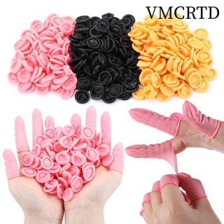 Vmcrtd 100 / 300 CÁI Ngón Tay Bảo Vệ Găng Tay Cao Su Chống Tĩnh Điện Móng Tay Nghệ Thuật Dụng Cụ Nắp Ngón Tay