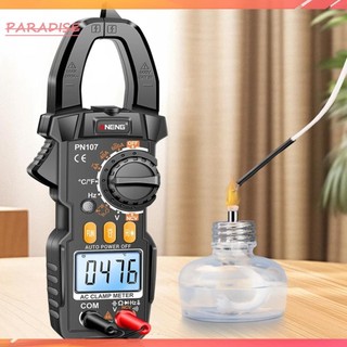 Đồng hồ đo kẹp kỹ thuật số Đồng hồ vạn năng 4000 đếm Vôn kế Ampe kế Màn hình LCD