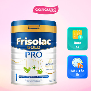Sữa frisolac gold pro số 1 cho bé 0-6 tháng 800g