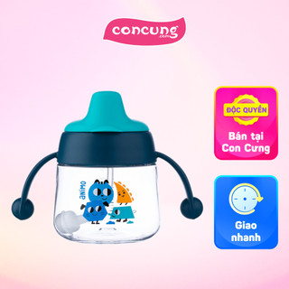 Bình tập uống núm silicone Animo
