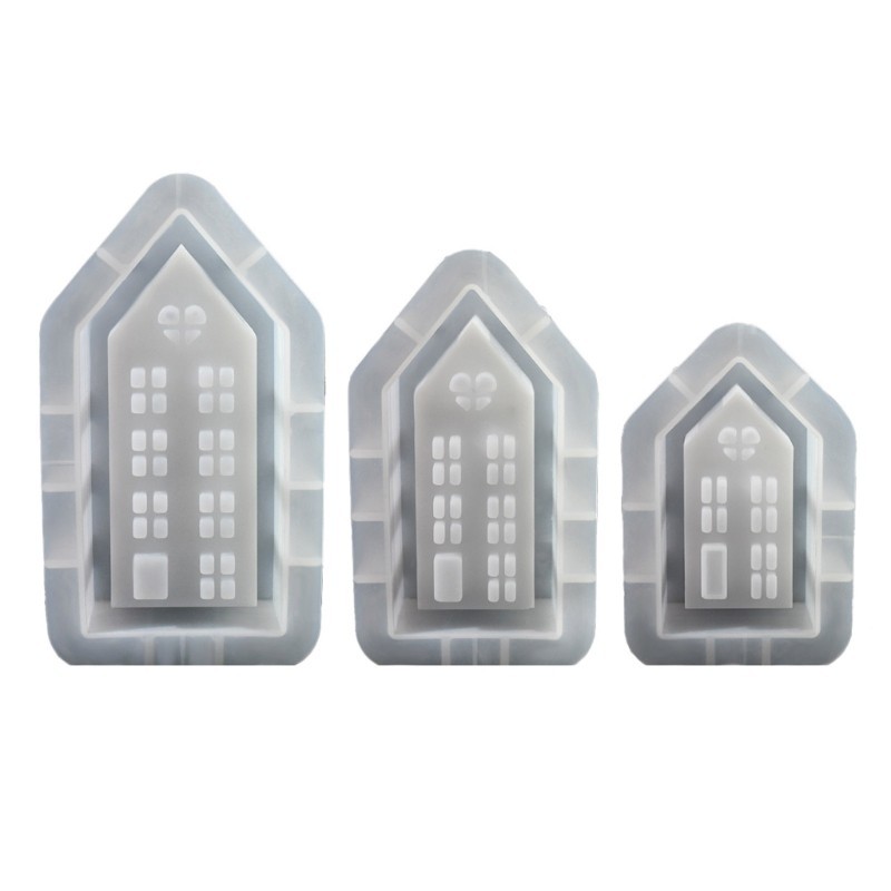 Yu House Holder Molds để làm xà phòng Tealight Holder Craft