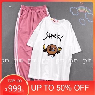 Sét áo Shooky MIX quần sọc hồngDVGIT