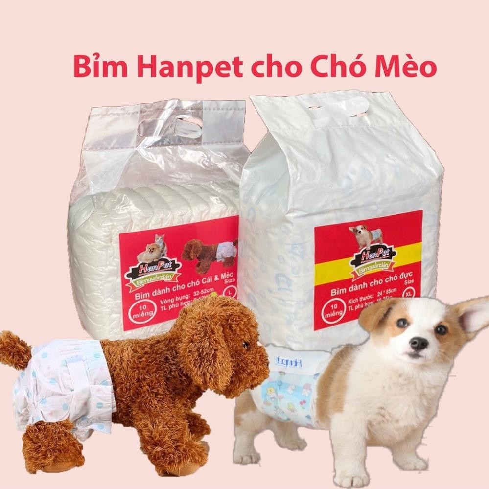 (1 bịch 10 miếng) Orgo Bỉm chó mèo