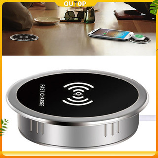Outop Tích hợp thiết bị máy tính để bàn Sạc không dây nhanh Bộ sạc nhanh 15W 3.0 Bộ sạc nhúng loại C