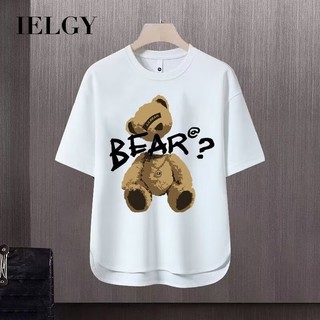 Áo thun ngắn tay IELGY Áo thun nam dáng rộng mùa hè