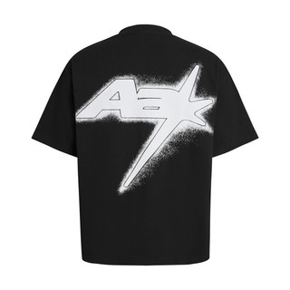 Áo thun Ngôi sao AA V2 Atuu nhám hình in logo ngực cao cấp cotton 2C dày dặn xịn xò