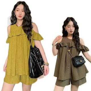 BỘ ĐÙI BẦU Mamadress MÙA HÈ CHẤT XỐP NHĂN sang chảnh mềm mại co giãn thấm hút mồ hôi thiết kế tiểu thư xinh xắn B47
