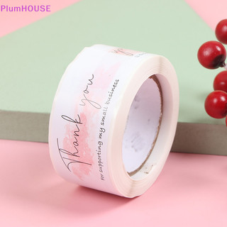 Plumhouse 120 cái / cuộn nhãn dán cảm ơn doanh nghiệp nhỏ nhãn dán dính gói nhãn vn
