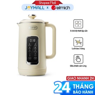 Máy làm sữa hạt Elmich 1L CBE-8650, Hàng chính hãng, 7 chế độ nấu, tự làm sạch, điều khiển cảm ứng - JoyMall