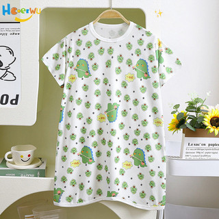 Haoerwu Bộ đồ ngủ trẻ em Bé trai và bé gái thời trang mỏng lụa băng túi ngủ chống đá áo liền quần