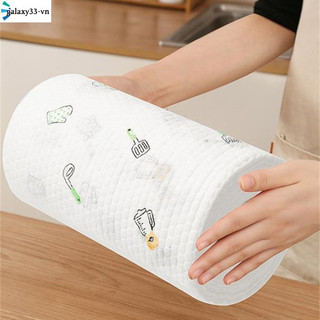 200 Cái/Cuộn Dùng Một Lần Sạch Lười Áo Giấy Bếp Dầu Thấm Hút Khăn Giấy Có Thể Giặt Món Ăn Vải Khăn Lau Món Ăn ICECUBES
