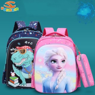 Hobibear / / 3d kỳ lân ba lô trẻ em mới eva vỏ cứng schoolbag hoạt hình học sinh ba lô dễ thương
