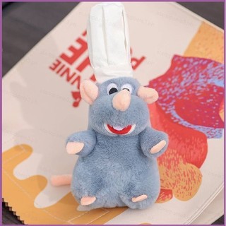 Ellen Ratatouille Remy mặt dây chuyền sang trọng quà tặng sinh nhật cho người bạn Ba lô quyến rũ móc khóa Đồ chơi nhồi bông trang trí
