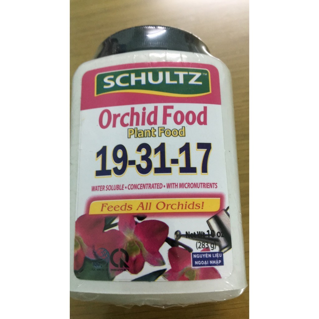 phân bón lá Orchid Food - 19-31-17 hủ 283gr của Mỹ - Schultz