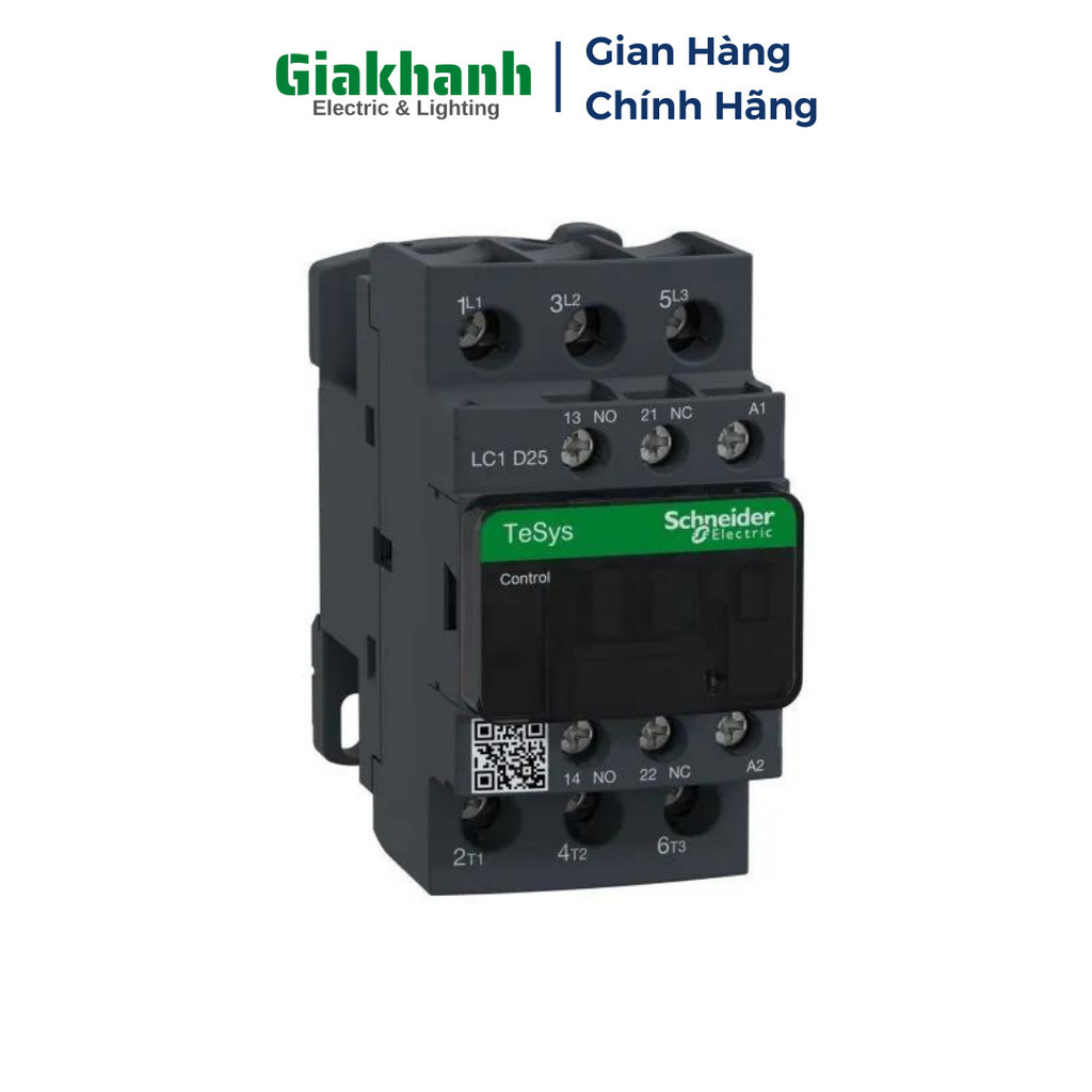 Khởi Động Từ – Contactor Schneider LC1D25M7 25A 1NO+1NC 220V
