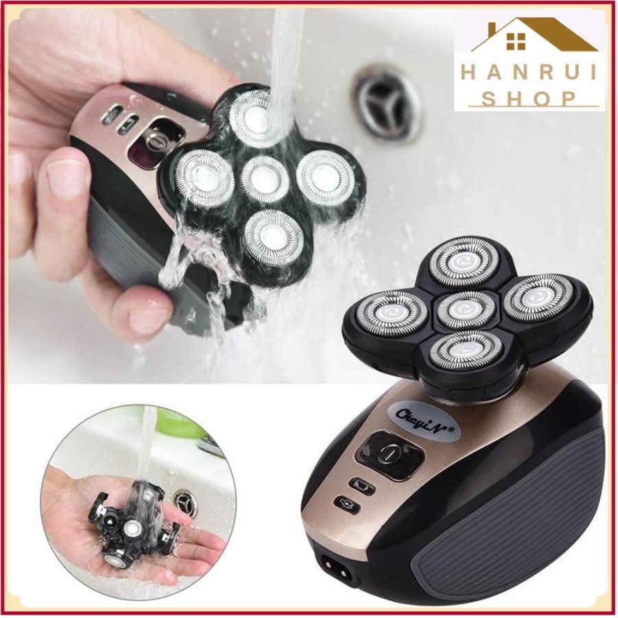 Dụng cụ cạo râu 5 đầu nạp sạc đa năng USMan Premium 4D Electric Shaver - Hanrui Shop