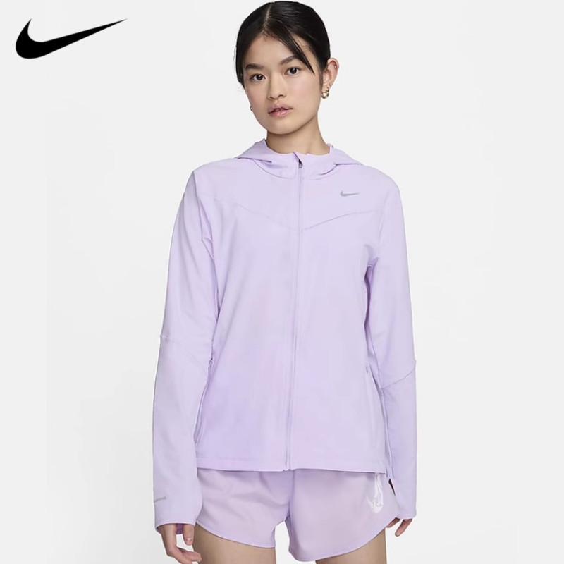 Áo khoác dệt có khóa kéo thể thao thông thường 100% chính hãng NIKE FB7481