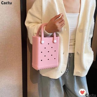 Túi đựng đồ di động cactu, túi đi biển mini mềm eva, túi đi biển du lịch