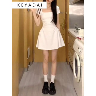 KEYADAI váy Đầm váy nữ body đầm Korean Đơn giản phổ biến Cute WLQ24700OI 27Z240703